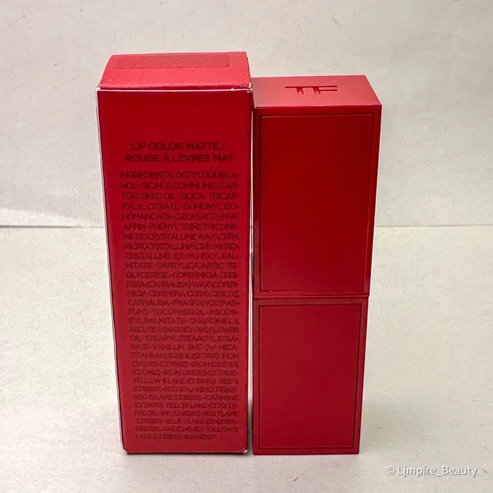 🆕 TOM FORD Love Collection Lip Color Matte Scarlet Rouge Lipstick NIB